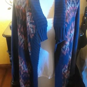 Dark blue navajo sweater